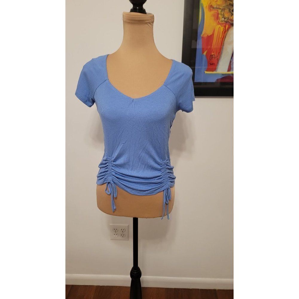 Blue Moral Fiber Top Large